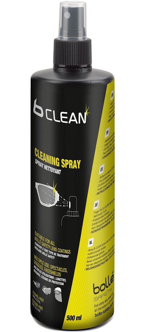 PACS500 Bollé 500ml cleaning spray B-CLEAN B402 PACS500