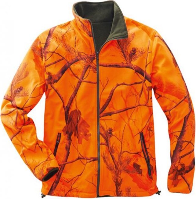 Scheibler Elutex Fleece-Wendejacke Willow grün-orange
