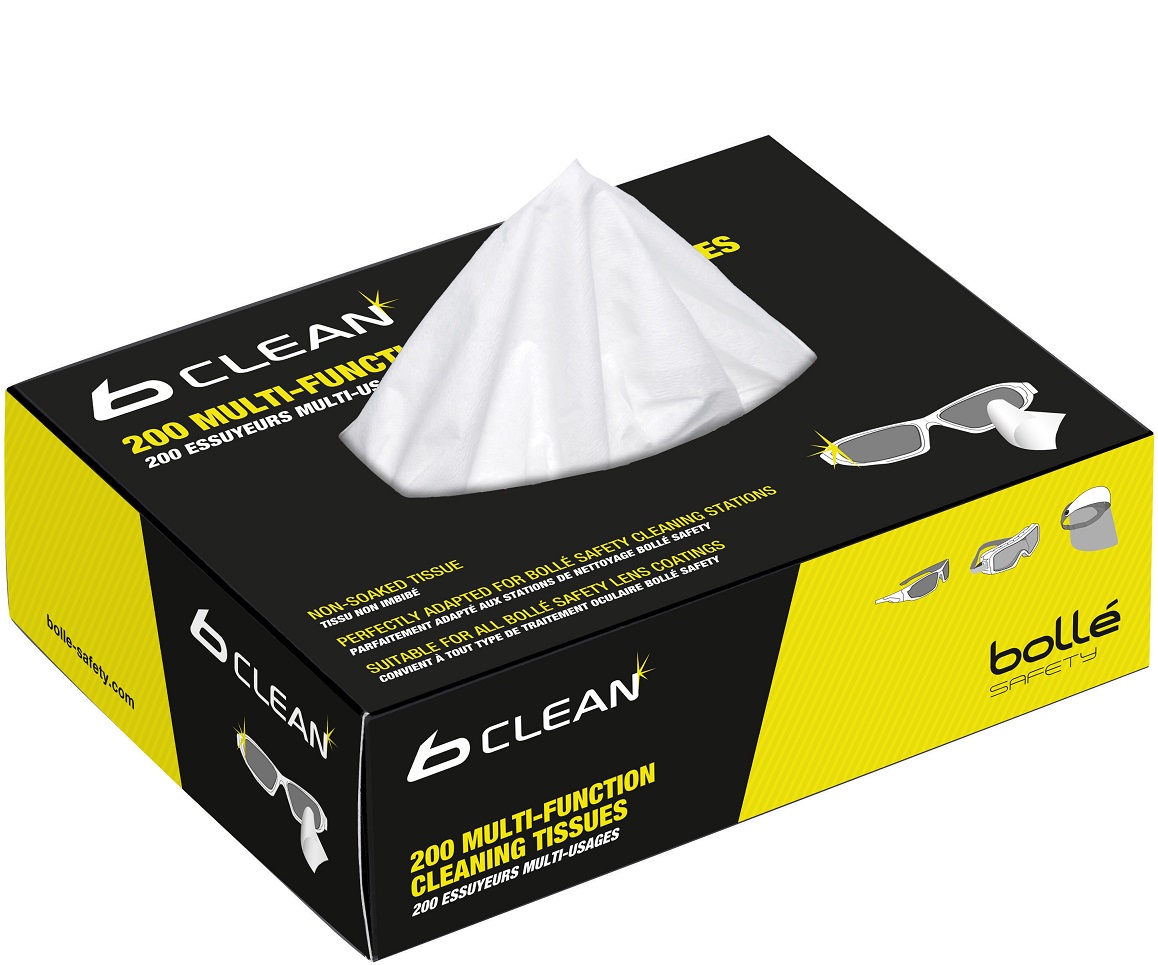 PACMPCT Bollé refill pack with 200 cleaning cloths B-CLEAN B401 PACMPCT