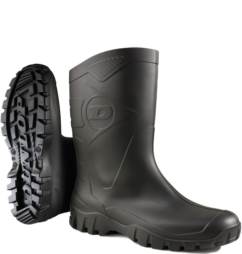 Dunlop Dee Calf Boots K500011 black without protective function