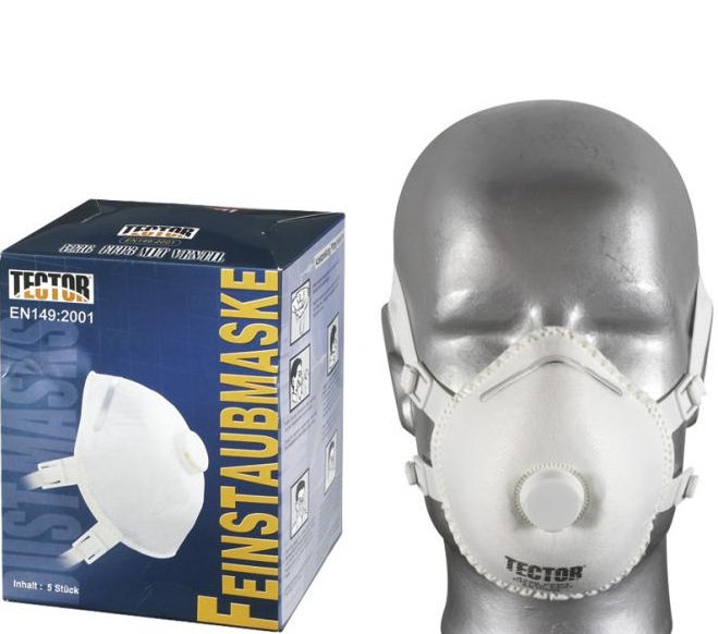 fe-4236 Tector 4236 Classic fine dust mask FFP3 with exhalation valve