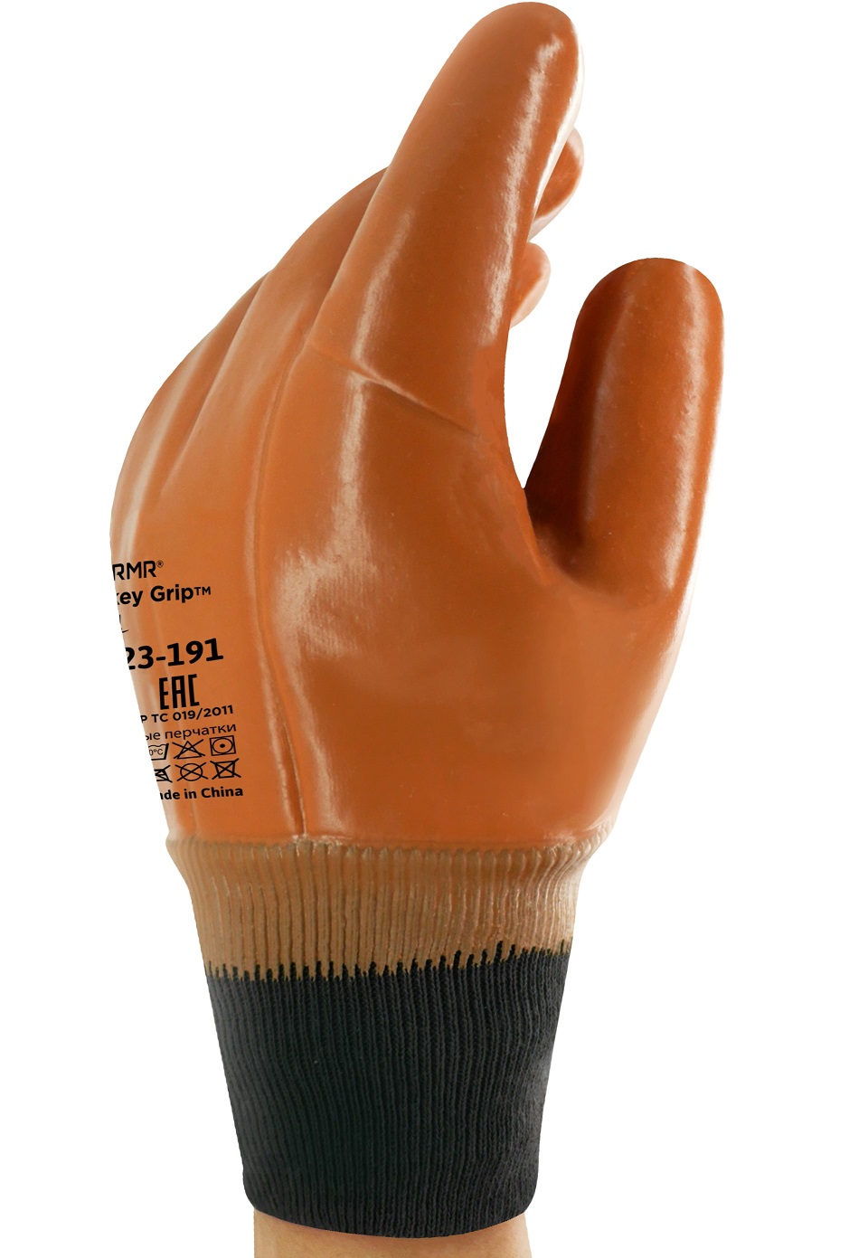 23-191 Ansell Winter Monkey Grip 23-191 PVC-Schnittschutzhandschuhe Level B