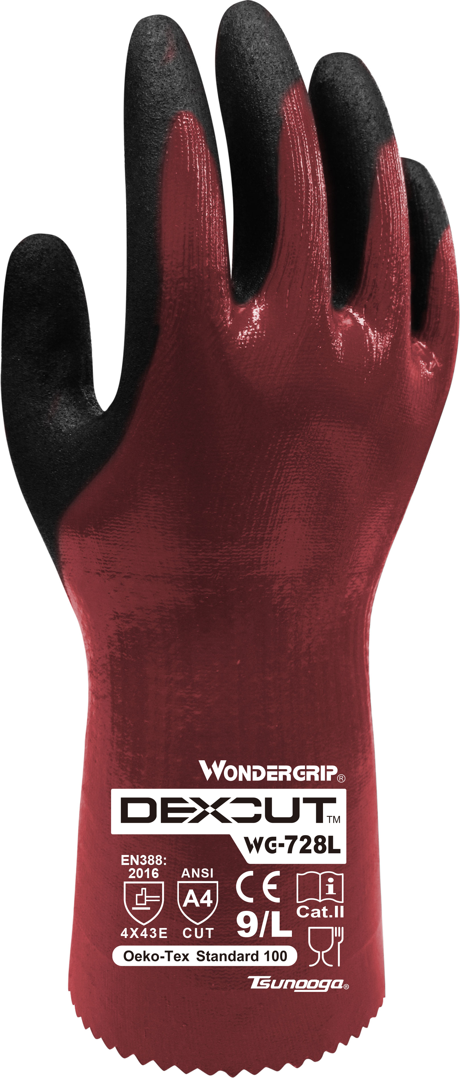 37656865-e7c5-4c28-a262-e5214c6f8f2b-0 Wonder Grip 728L DEXCUT 5 Cut resistant gloves food safe