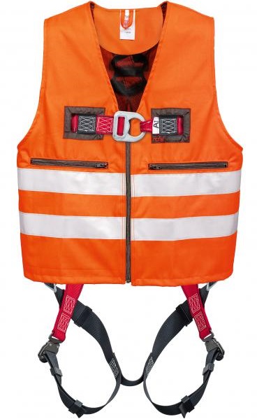 M.A.S high visibility vest with harness MAS 40 Quick - 1733010-1733030 orange up to 136 kg