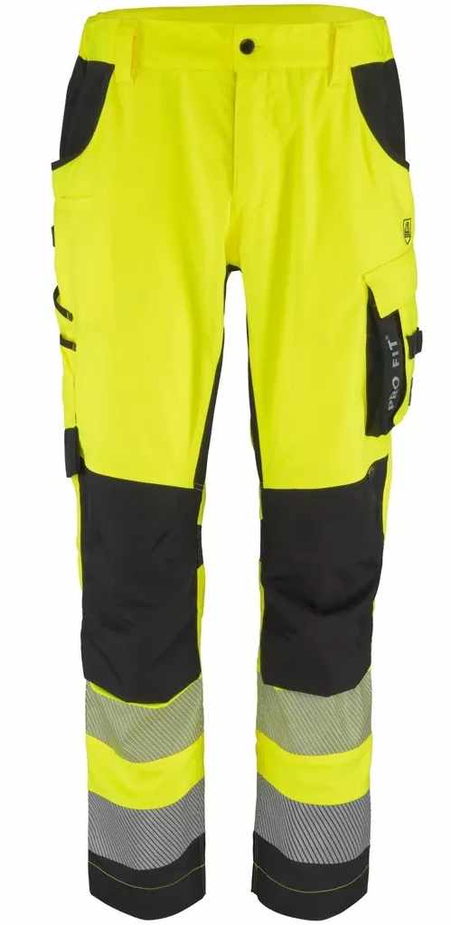 Pro-Fit 9852 Warnschutzhose Stretch Bundhose leuchtgelb