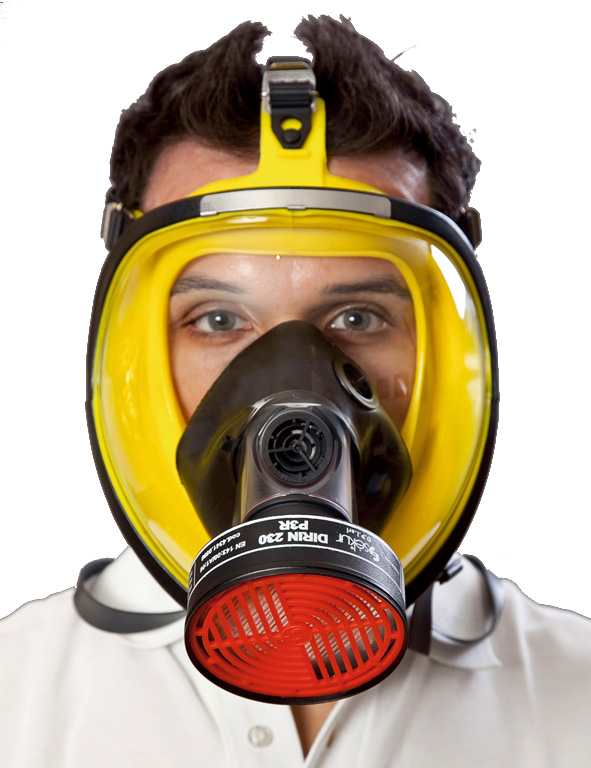 466618kat-2012 Ekastu Vollmaske SFERA/Silikone (Klasse 3)