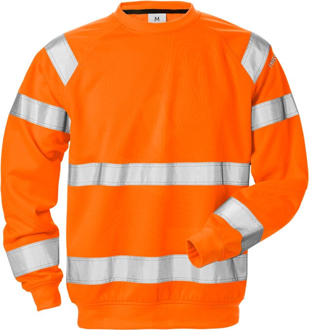 *SALE* Fristads 110151 High Vis Warnschutz-Sweatshirt 7446 SHV Orange XL