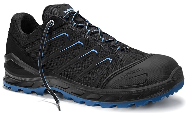 Lowa Larrox 5432 Sicherheitshalbschuhe Work GTX Lo S3 CI black-blue
