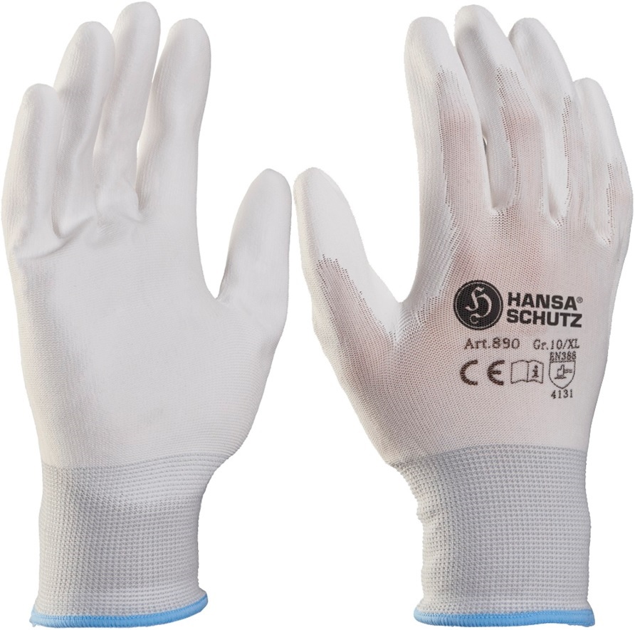 HansaTec 890 PU-Schutzhandschuhe teilbeschichtet