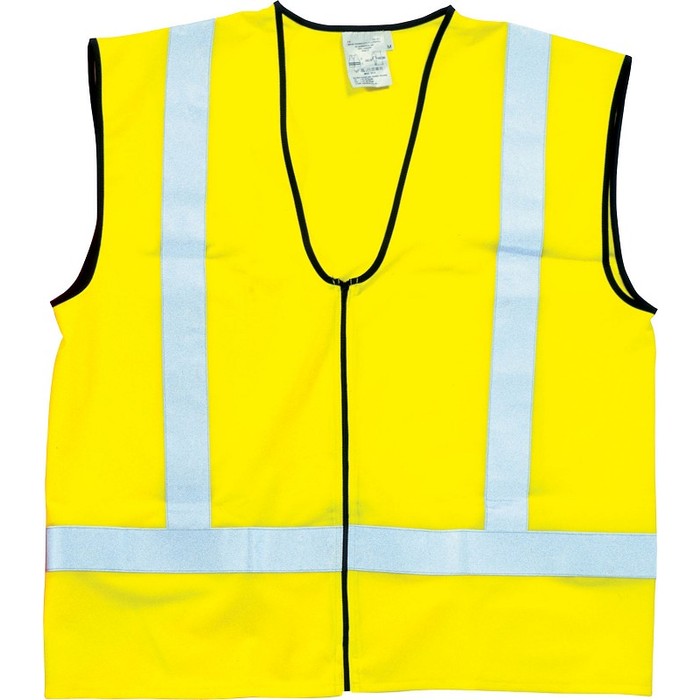 188611-2 Ocean 1-88 High visibility vest with shoulder stripes