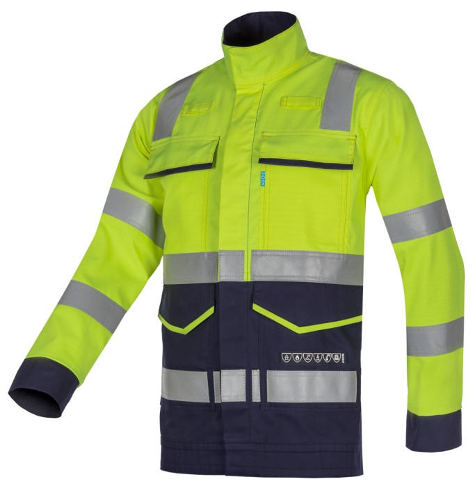 Sioen Komodo 087VA2PJH ECO-Multinorm-Warnschutzjacke mit Störlichtbogenschutz