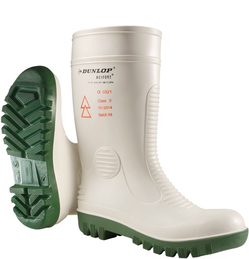 Dunlop Acifort Safety High Voltage A571411 Boots SB FO SRA white