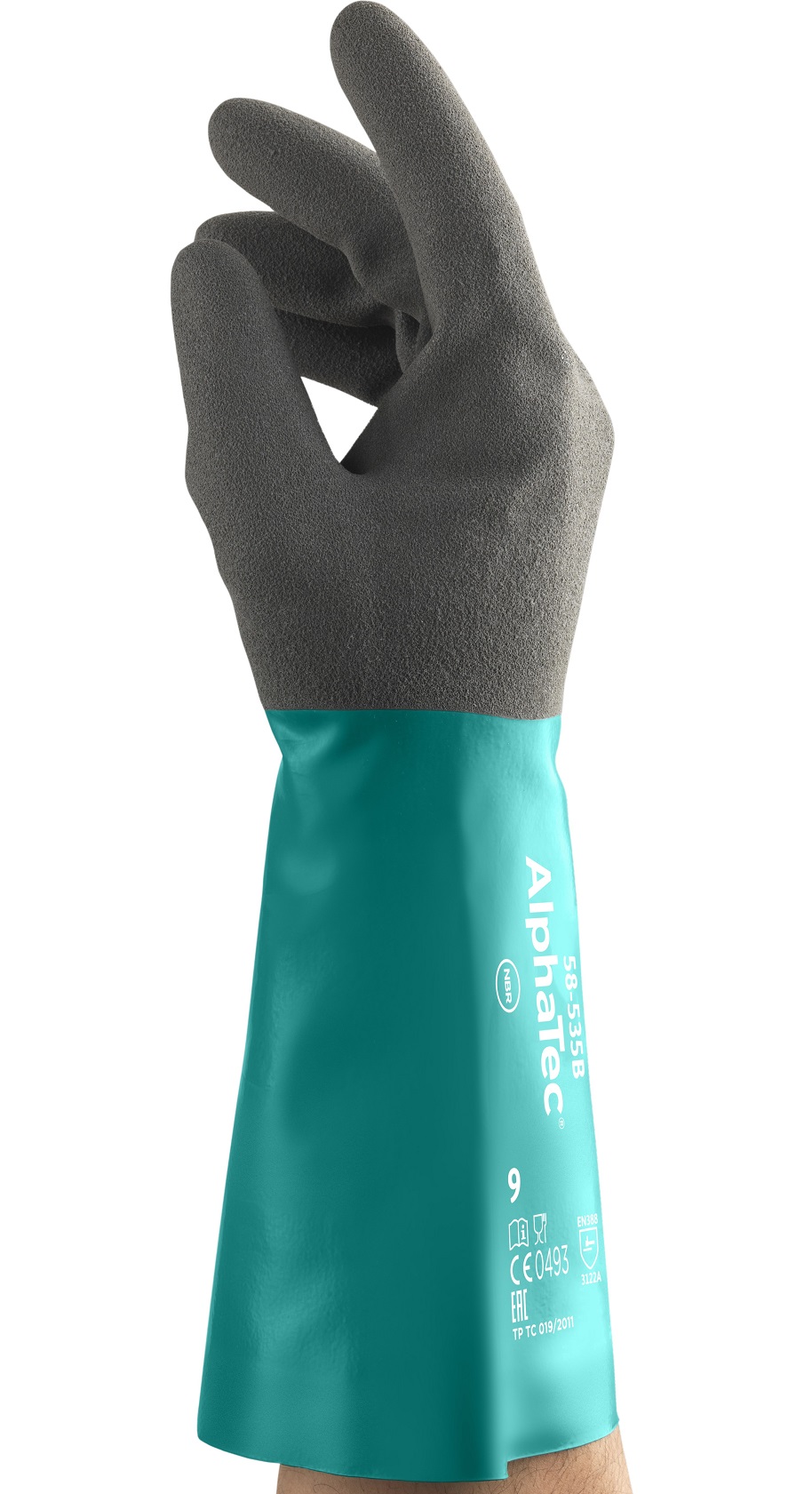 58-535B Ansell AlphaTec 58-535B Nitril-Chemikalienschutzhandschuhe