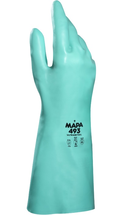 Mapa Ultranitril 493 Nitril-Chemikalienschutzhandschuhe