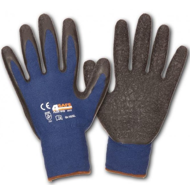 h512-3 4Safe H512 FLEX Grip Schutzhandschuhe mit Latexbeschichtung