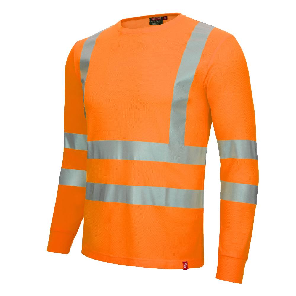7009_4100_1 Nitras Motion Tex VIZ 7009 Warnschutz-Langarmshirt