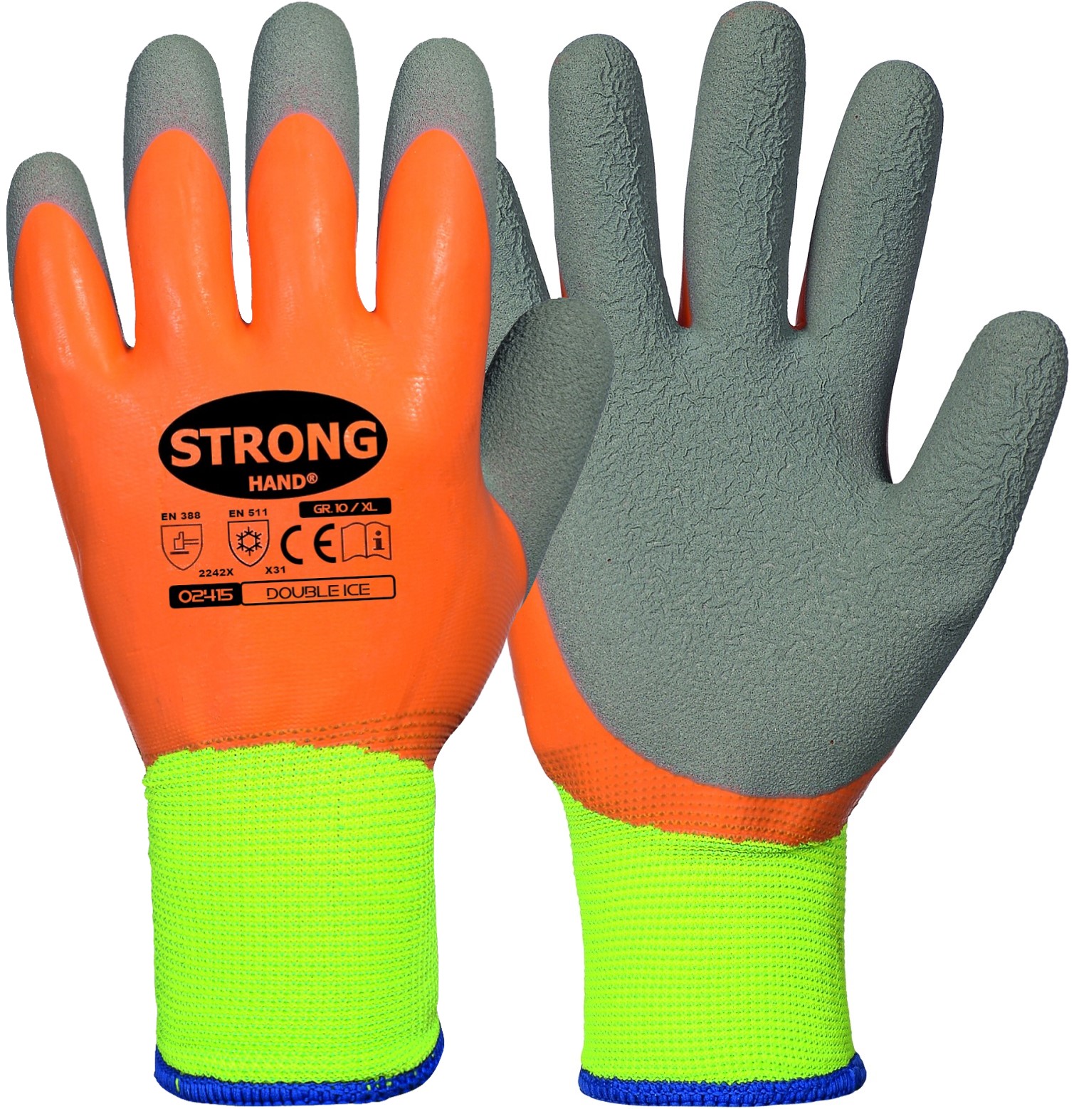Double_Ice_02415 Stronghand 02415 Double Ice Latex cold protection gloves