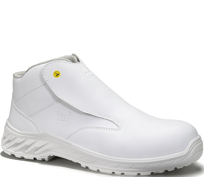 Jori jo_CLEAN Slipper white Mid 16661 Sicherheitsschnürstiefel ESD S3