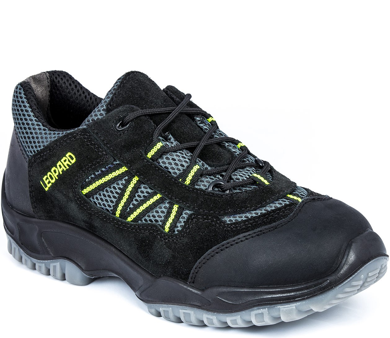 0499WWeNHuJUJ9cHf Leopard 0499 Low shoes S1 black/grey/yellow