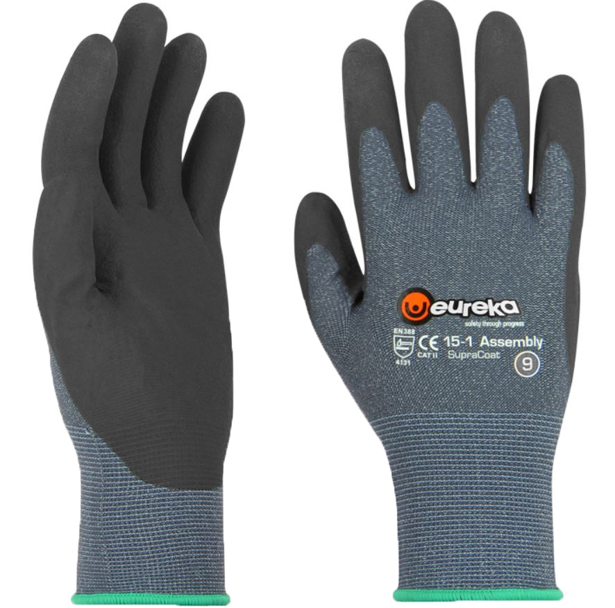 15-187tDZUH1UNcyu eureka 15-1ASCG Assembly SupraCoat protective gloves partially coated