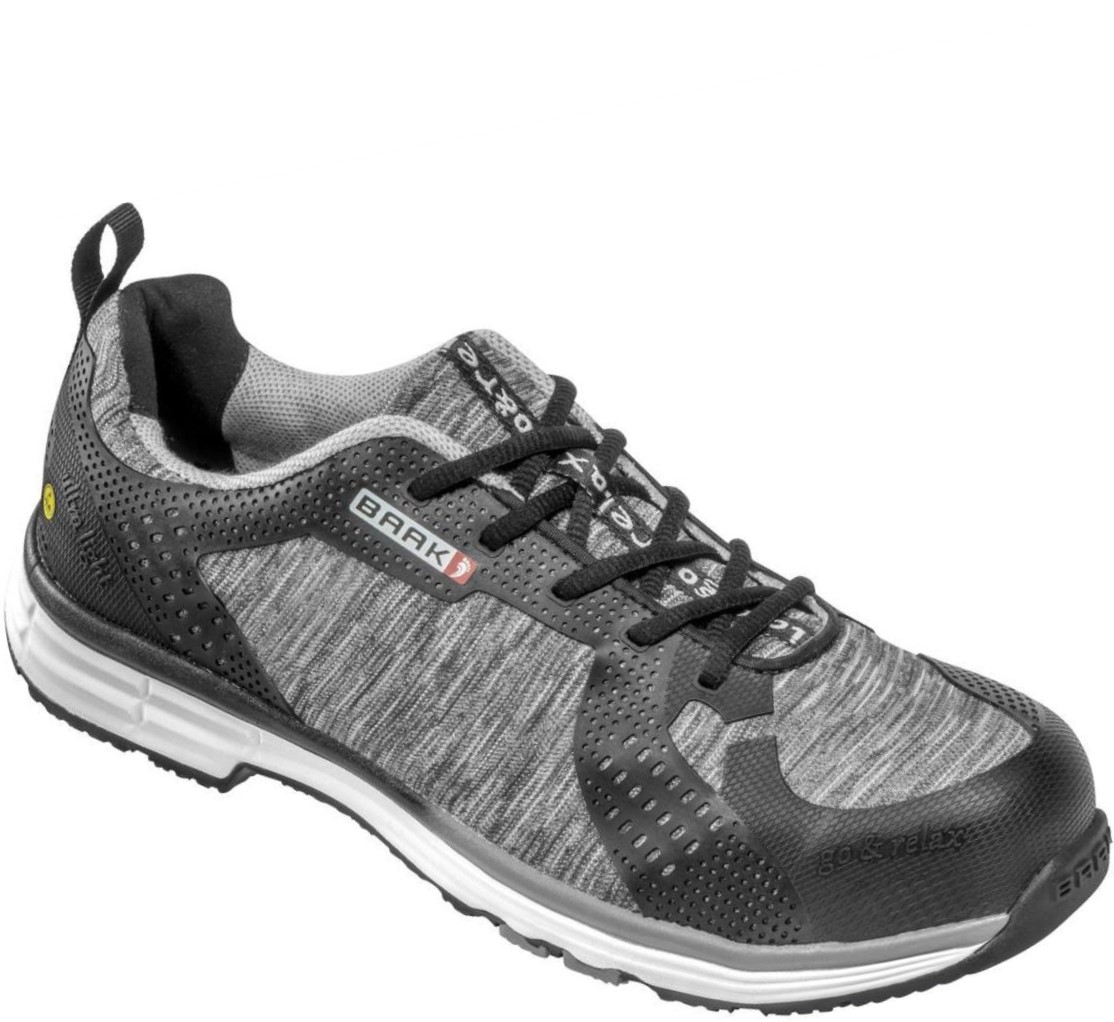 connorSU6KVy452K5tI Baak 5001 Connor Halbschuhe S1 SRC ESD grau meliert