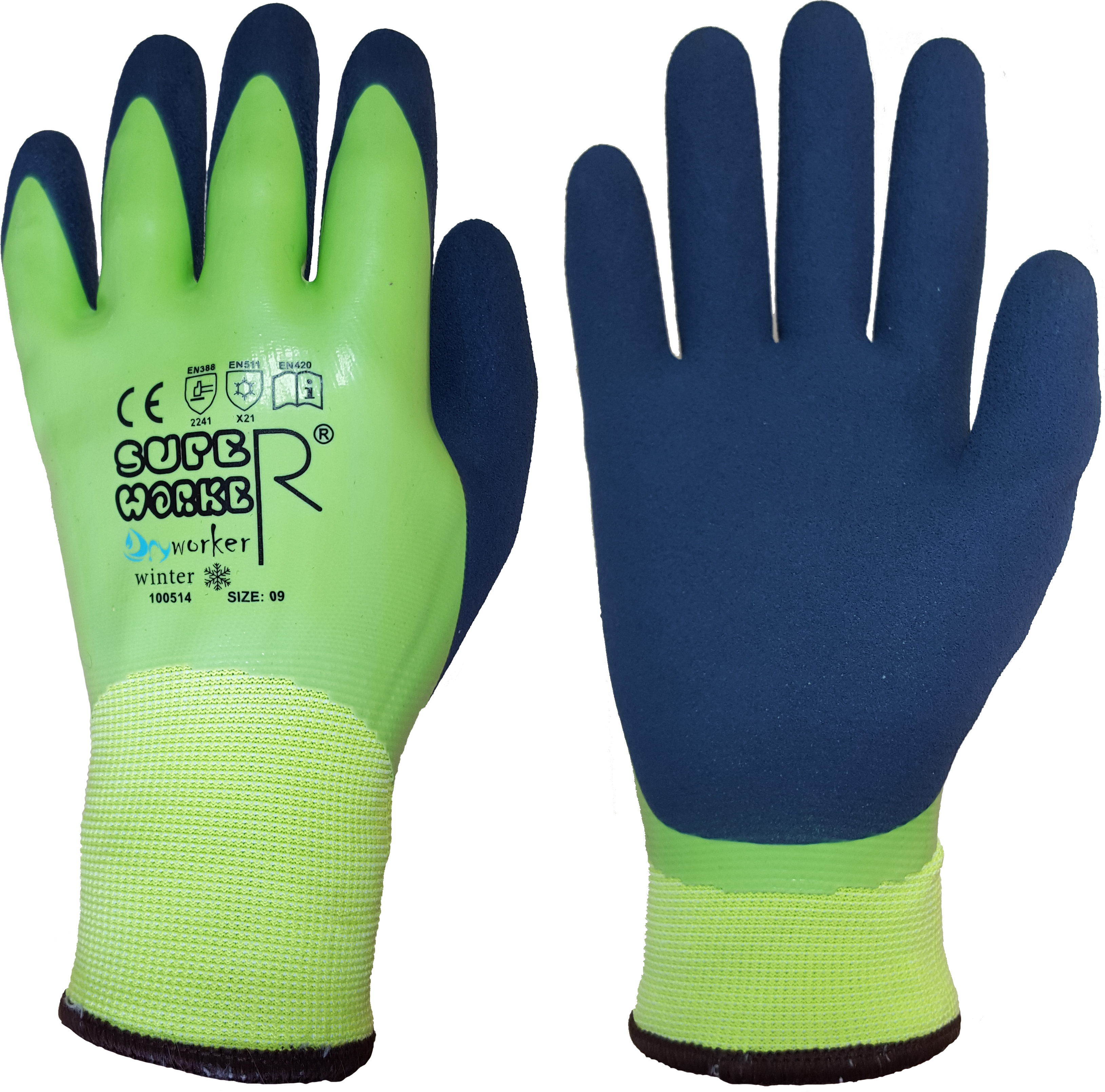 100514 Super Worker Dryworker Winter Latex Foam Coating