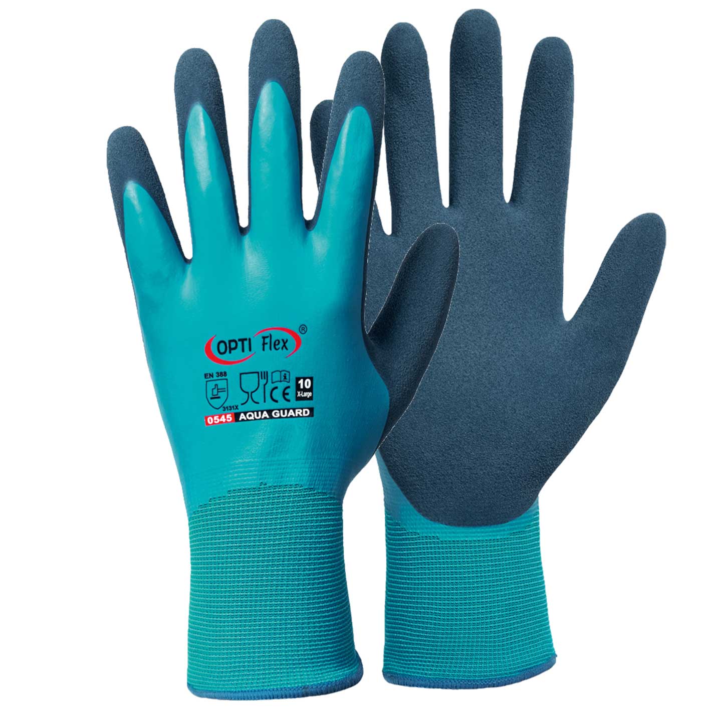 Optiflex-0545 OPTI Flex 0545 Aqua Guard  Schutzhandschuhe doppelte Latexbeschichtung