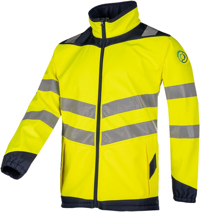 Sioen Aborg 9912A2TUR High visibility softshell jacket ECO (fixed sleeves)