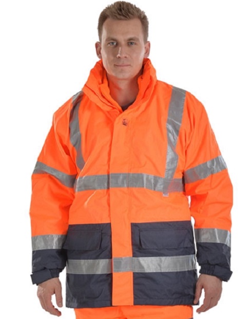 Ocean 10-5699 Breathable Jacket High-Vis Warning Rain Trousers