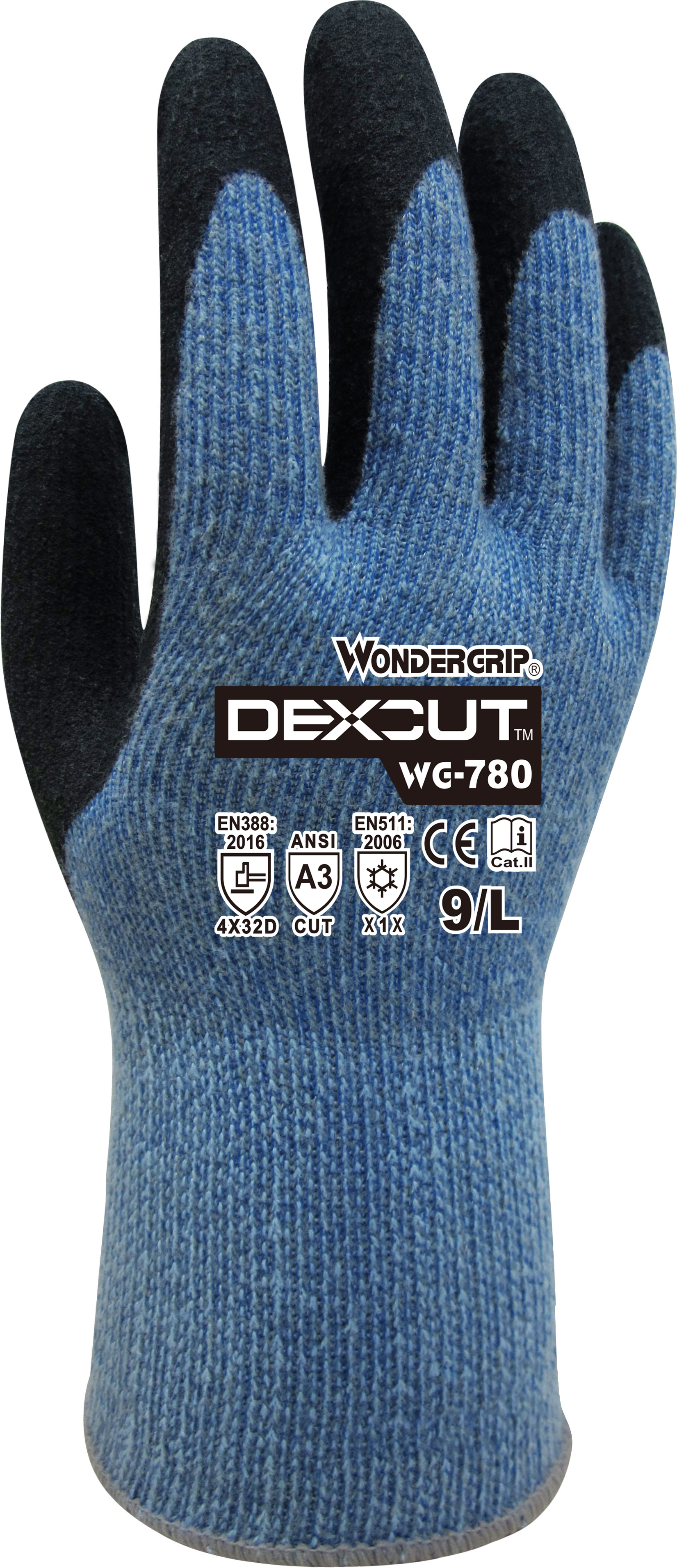 0b5404ce-55ca-4d87-b3d5-e5582ad825bb-0 Wonder Grip Dexcut WG780 Cold Cut Protective Glove Cut 5 to -20° WG780