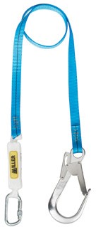 1013430-cmjn_a Miller 1013430 Titanium A3 lanyard with strap fall arrester, screw karabiner, scaffold hook