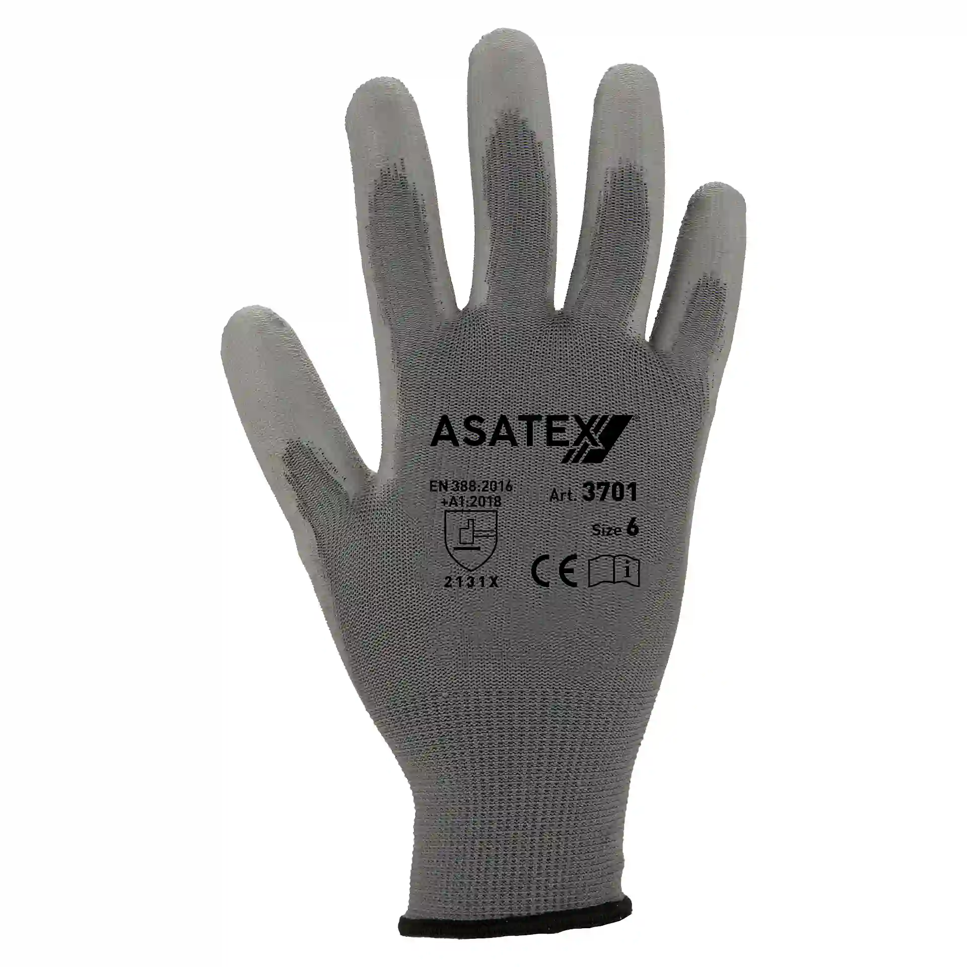 3701 Protective gloves with PU coating