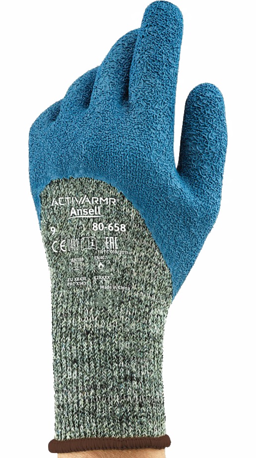 80-658 Ansell ActivArmr 80-658 Latex-Schnittschutzhandschuhe Level E