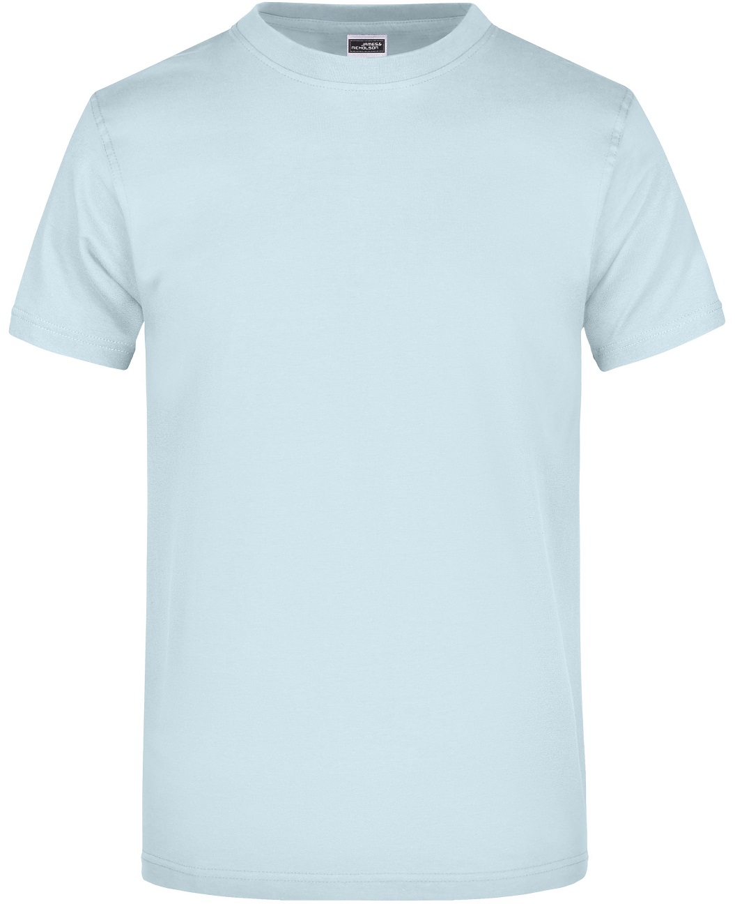 JN002_light-blue James & Nicholson JN002 Men Basic T-Shirt in 40 Colors