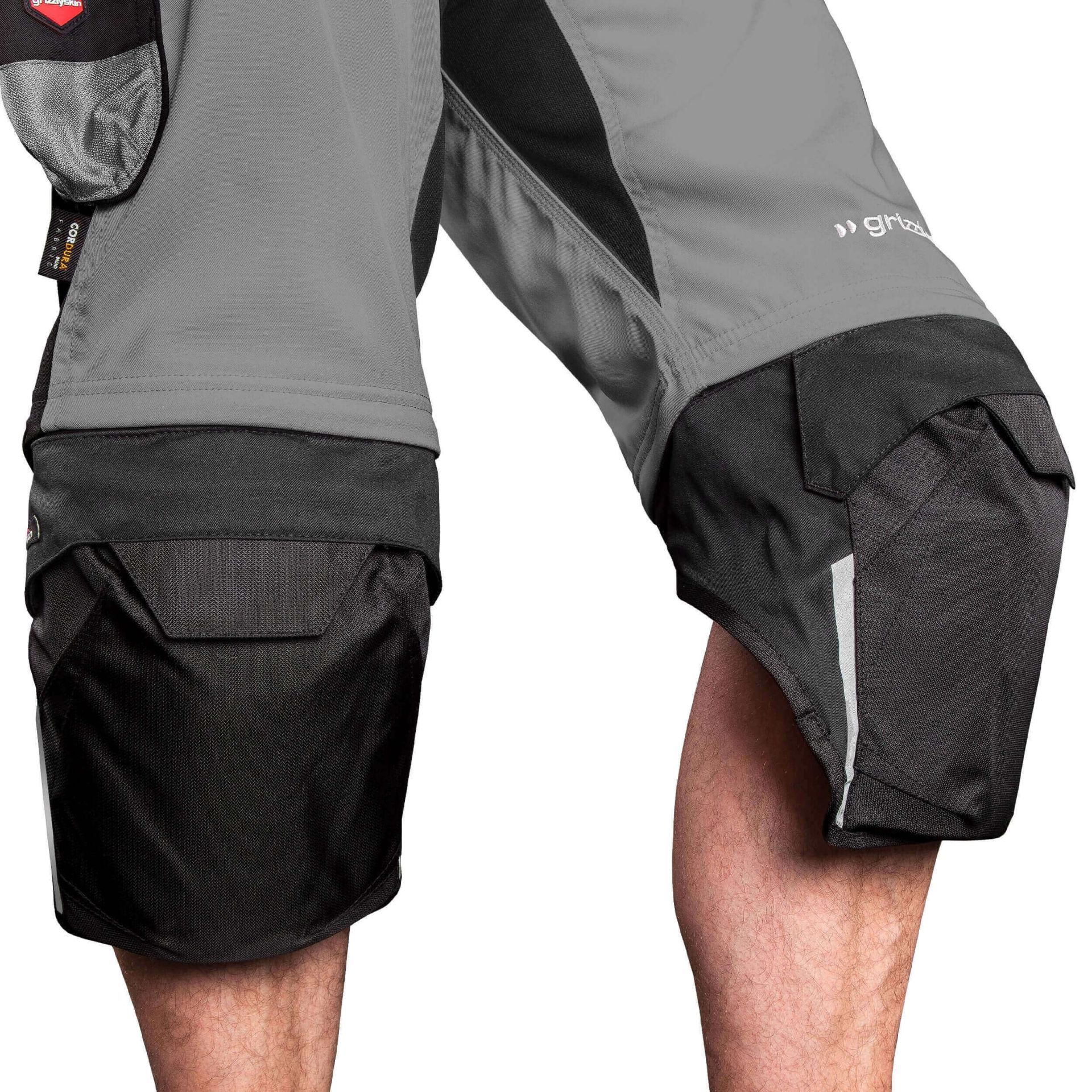 grizzlyskin Kniepolstertaschen für Arbeitsshorts "Grizzlyskin Iron"