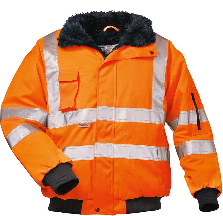 23557_gustav-1 elysee 23557 GUSTAV Warnschutz-Pilotenjacke leuchtorange