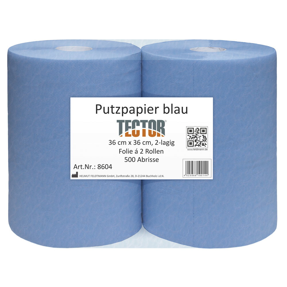 Tector 8604 Putzpapier 2-lagig ca. 36 x 36 cm 500 Blatt