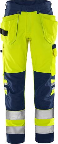 Fristads 131981 Green high-visibility workman pants Kl. 2 2641 GPLU