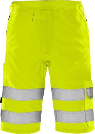 Fristads 134240 Green high-visibility shorts cl. 2 2650 GPLU