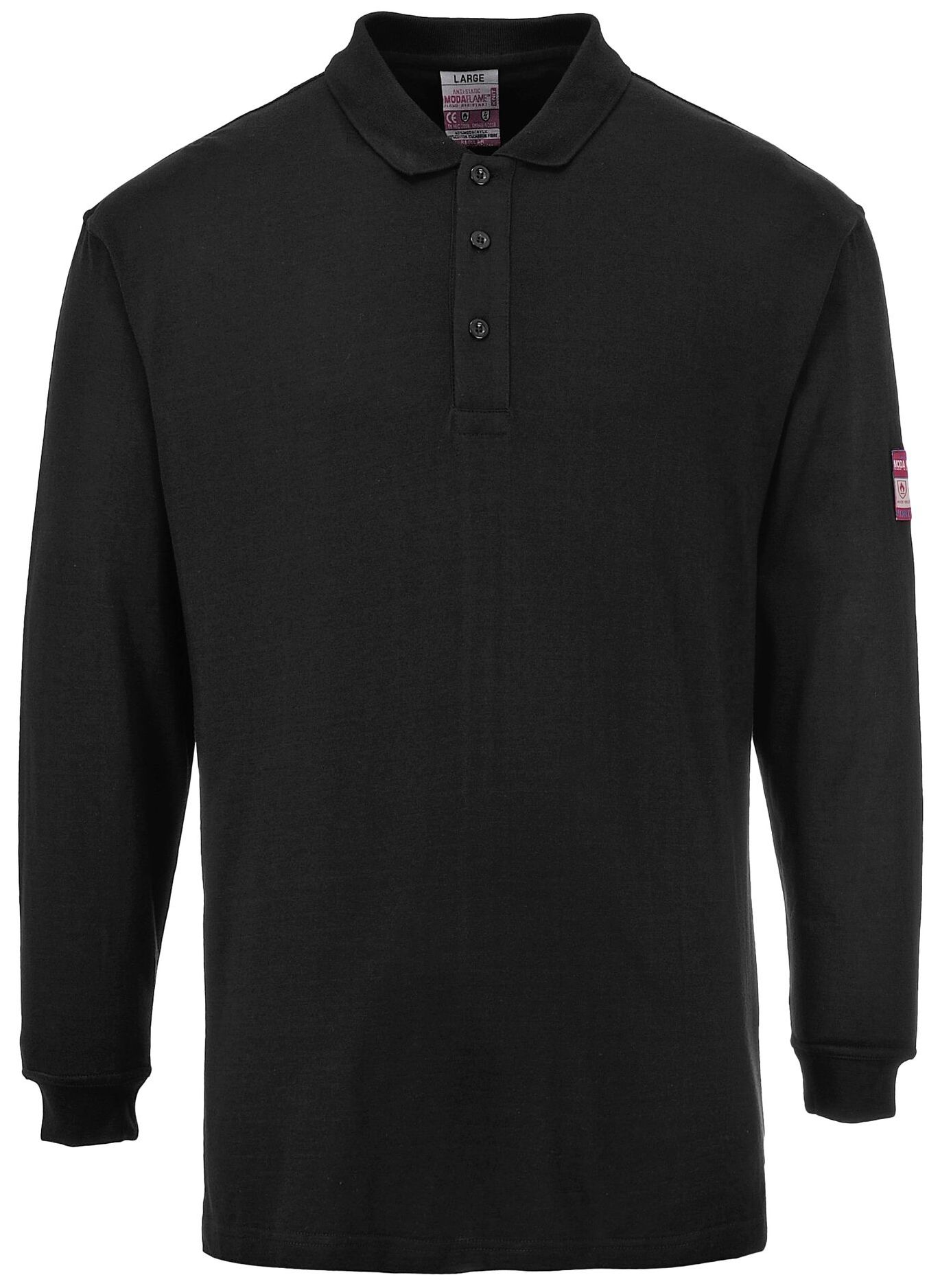 Portwest FR10 Langarm Poloshirt flammhemmend antistatisch