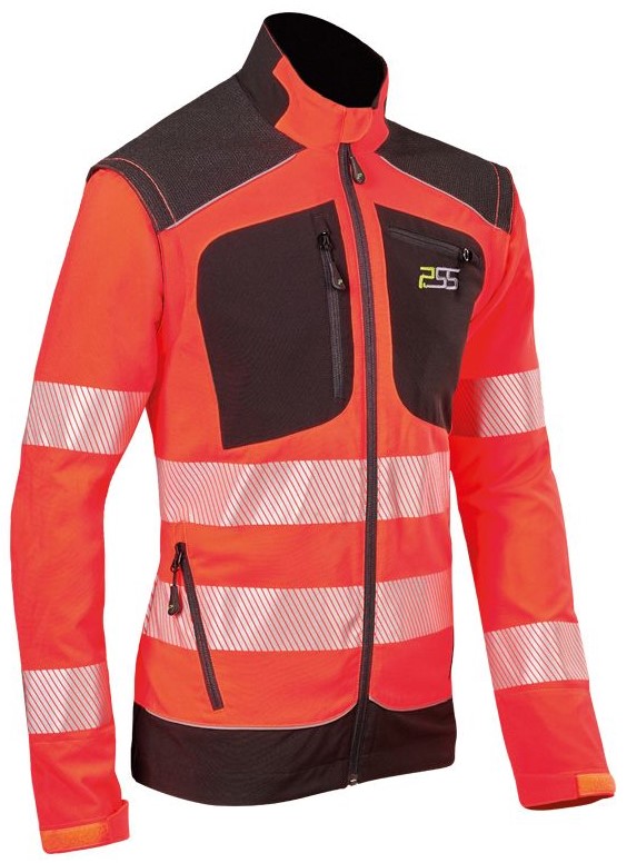PSS X-treme Vario EN 20471 Funktionsjacke orange-grau