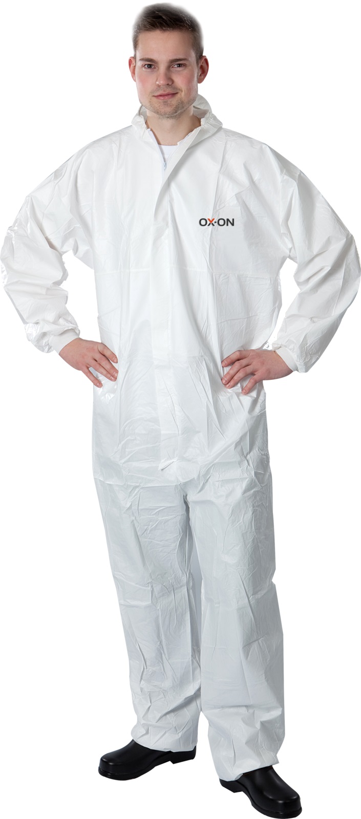OX-ON Coverall Comfort white Cat. III Type 5 + 6