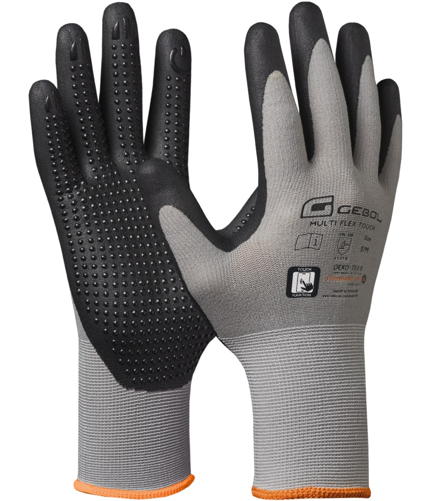 709276T_79T_Multi-Flex-Touch Gebol Multi Flex Touch nitrile protective gloves with nubs touch screen capable