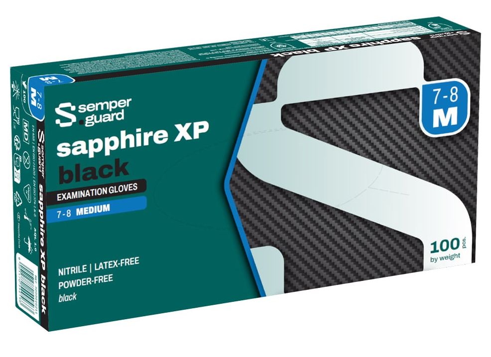 Semperguard 0448 Nitrile Style Einweghandschuhe schwarz