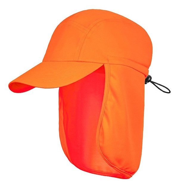 4 Protect Warnschutz-UV-Schutz-Cap 50+ orange