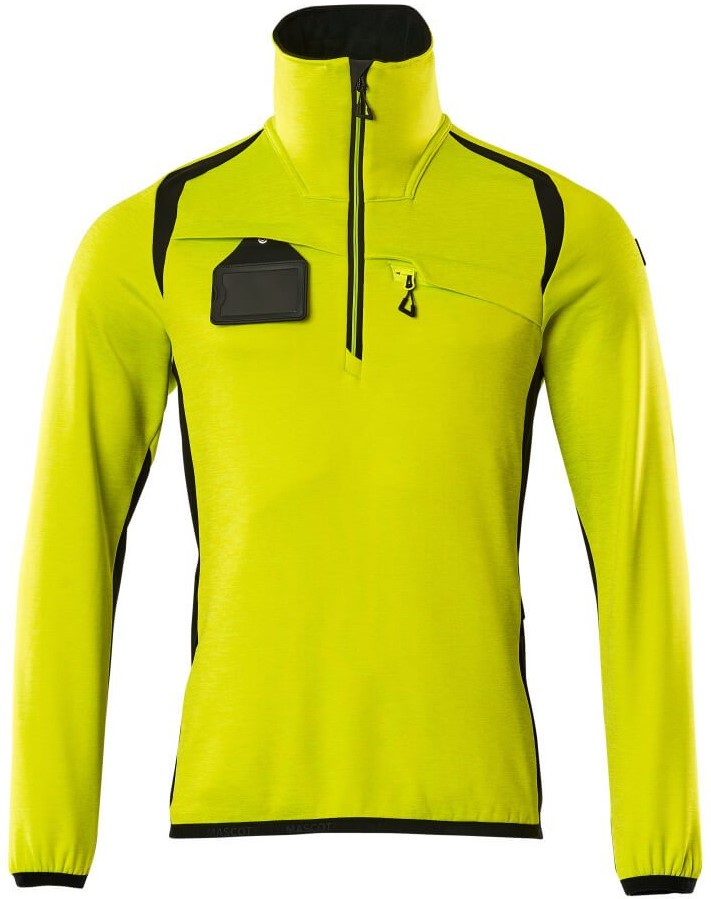 19303-316-1709_P01_1000pxweb Mascot ACCELERATE SAFE 19303-316 Fleecepullover mit kurzem Reißverschluss