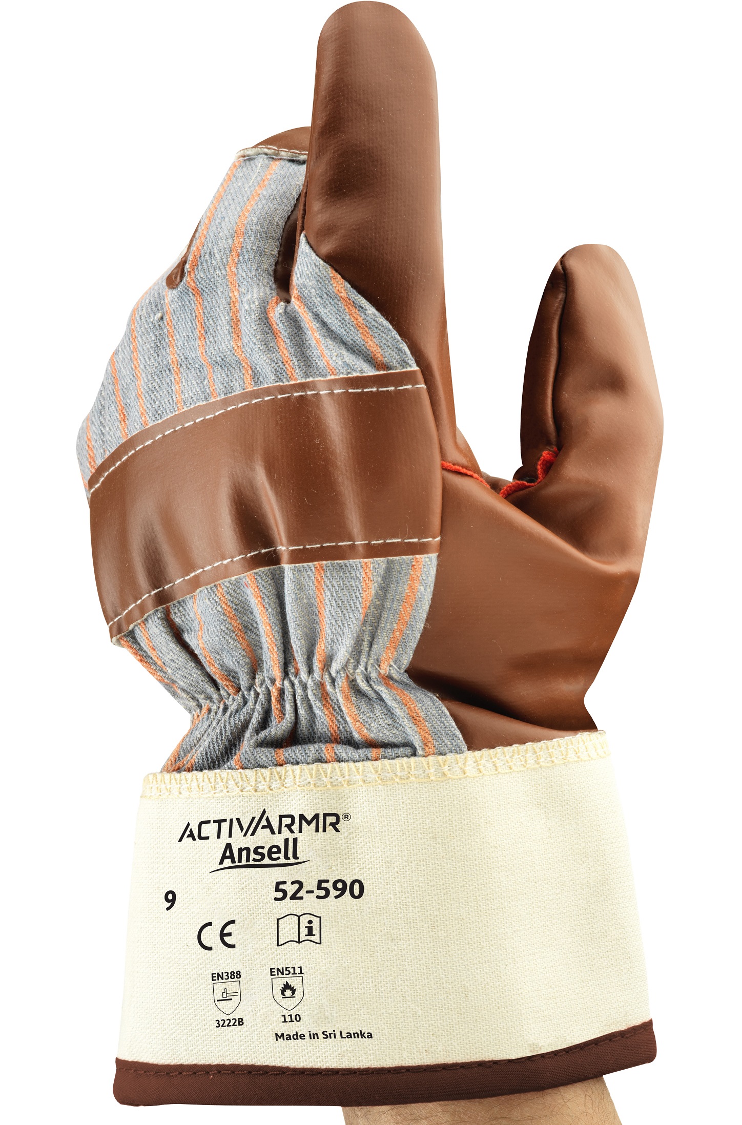 52-590 Ansell ActivArmr 52-590 Winter-Nitril-Schnittschutzhandschuhe Level B