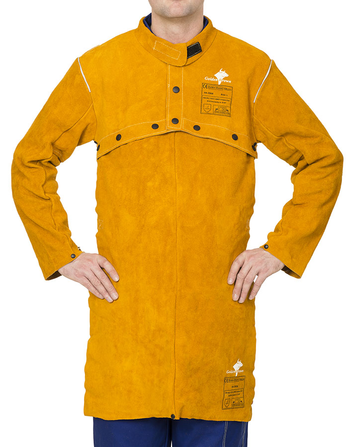 130308-44-2800-and-44-28-apron-front-jpg Weldas Golden Brown 44-2800 Schweißerschutz Sigma Jacke