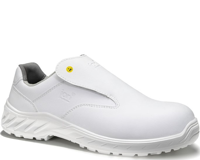 Jori jo_CLEAN Slipper white LOW 12661 low safety shoe ESD S3