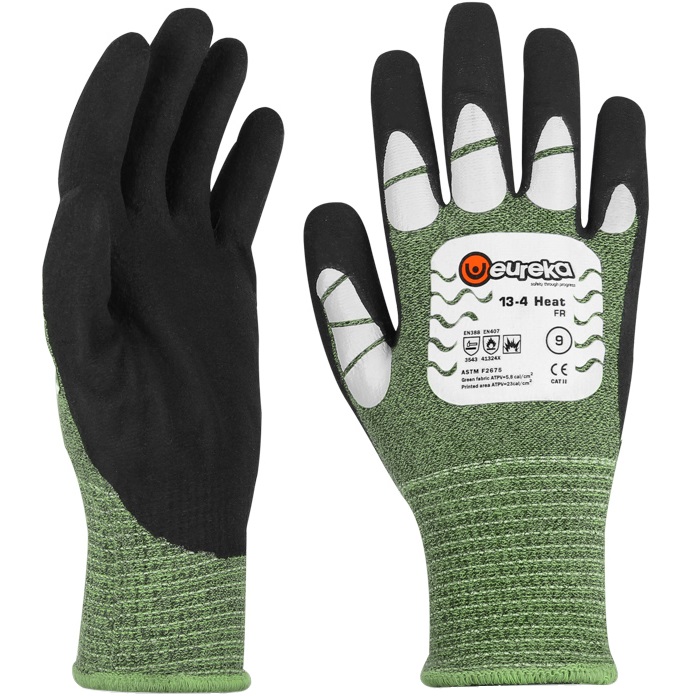 13-4hfr-1 eureka 13-4HFR Heat FR cut protection gloves level E to